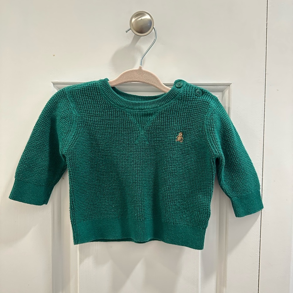 Baby Gap Green Sweater Size 3-6mo